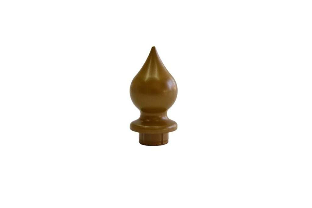 Zaunkappe Zwiebel für Rundstabprofil 30 mm ∅